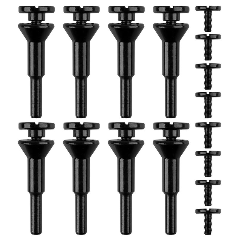 AOKLIT Die Grinder Accessories 3/8" & 1/4" Arbor Hole, 8 Pack Mounting Mandrel for Die Grinder Cut Off Wheel Drill Bits Tool - Image 1